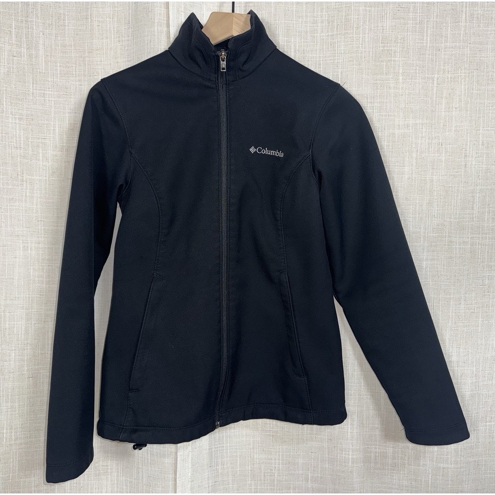 Columbia Women's‎ XS X Small Black Jacket Coat Full Zip 100% Polyester